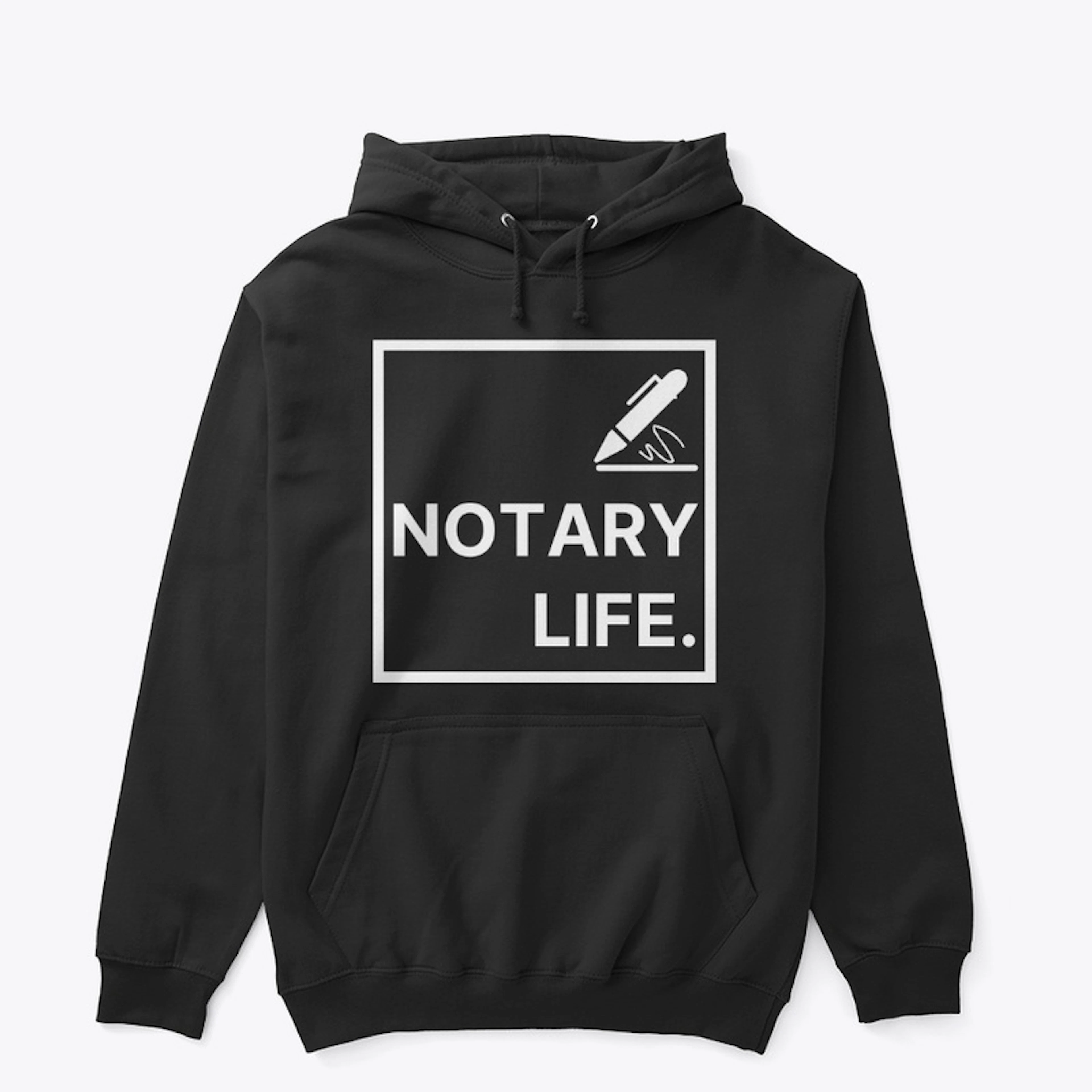 Notary Life Unisex Hoodie - Black